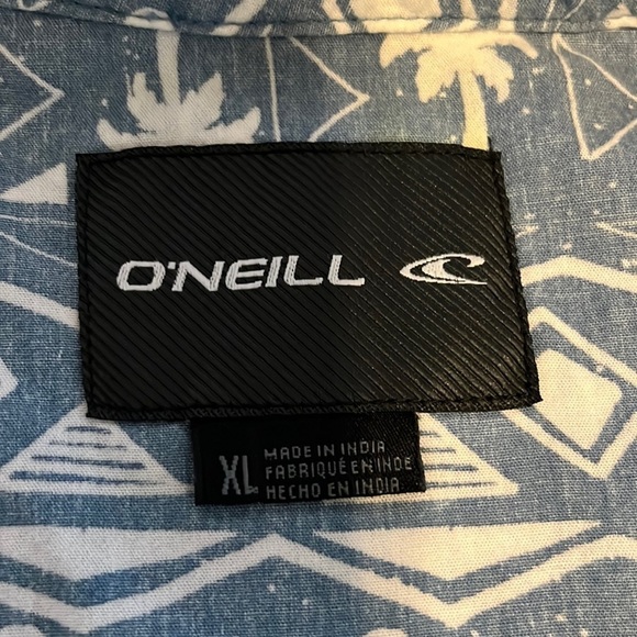 O’NEILL mens short sleeve shirt, Xl, tropical design, in good condition - Picture 3 of 7